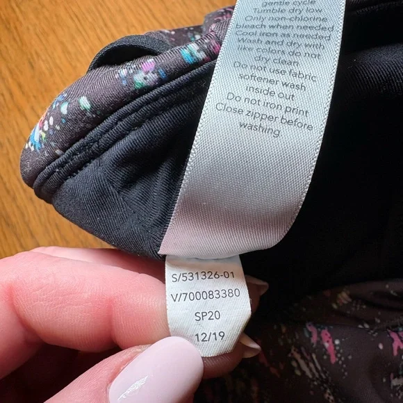 Athleta Match Point City Lights Skort Paint Splatter | Size Small - Picture 9 of 9